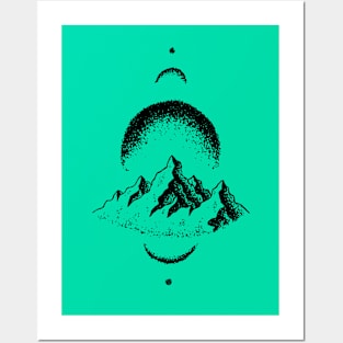 mountains Posters and Art